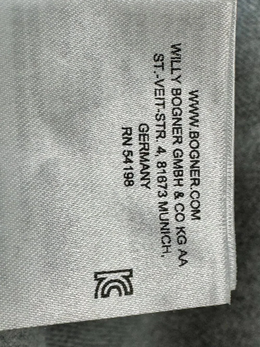 Bogner Jaden Full Zip Hooded Sweatshirt Jacket Grey Embossed Logo Sz XXL